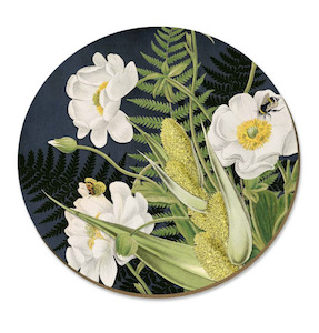 Homeware Coasters Table Runners: Mt Cook Lily With Bee Placemat