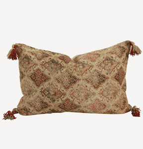 Faded Filagree Print Cushion