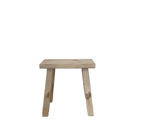 Homeware Furniture: Reclaimed Wood Small Bench - Natural