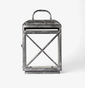 Jardin Lantern Small Aged Grey