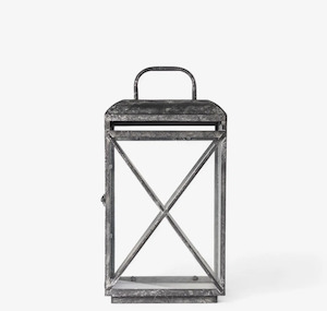 Jardin Lantern Large Aged Grey