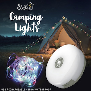 Homeware Seed Lights Led Candles: Camping Lights - Rainbow