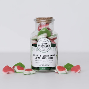 Gifts Sweets: Hearty Christmas Love and Hugs Candy Jar