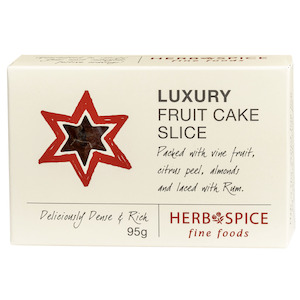 Gifts Food Beverages: Luxury Fruit Cake Slice