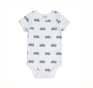 Dimples: Cotton Bodysuit - Camper Van
