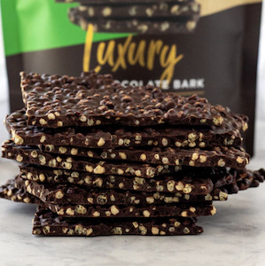 Food: Chocolate Bark Crispy Mint