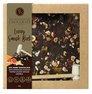 Smash Bark Luxury Hazlenut Orange