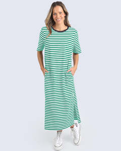 Merry Tee Dress - Gumdrop Green
