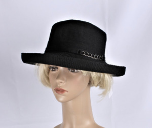 Packable Hat - Black