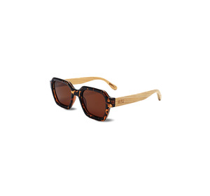 Fashion Sunnies - Blue Skye/Tortoiseshell with Wooden Arms