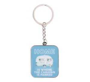 Gifts Keyrings: Caravan Home Keychain
