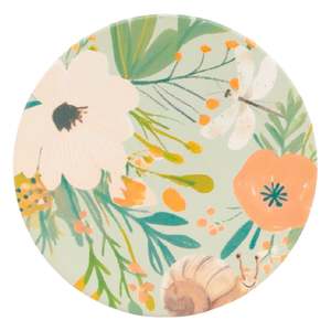 Cottage Grove Floral Ceramic Coaster