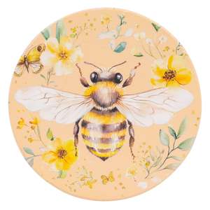Cottage Grove Bee Ceramic Coaster
