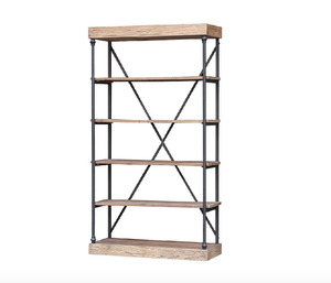 Medium Elm Bookcase - Reclaimed Elm/Iron