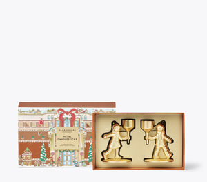 Glasshouse Fragrances Metal Candlestick Holders