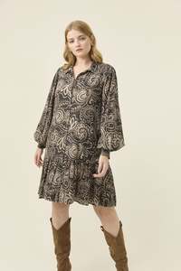 Fashion Dresses: Grace Shirt Dress - Paisley