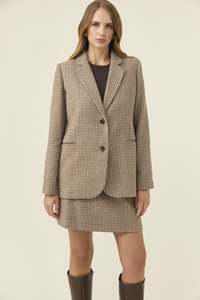 Fashion Jackets Coats Blazers: Cassidy Blazer - Taupe