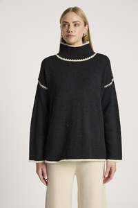 Orin Jumper - Black/Dune
