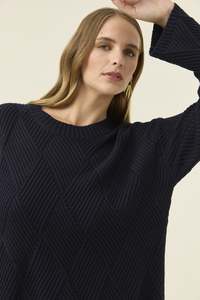 Fashion Jumpers Cardies: Sadie Jumper - Navy
