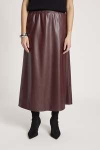 Fashion Skirts Shorts: Amina Skirt - Mahogany