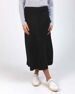 Penny Ponte Skirt - Black