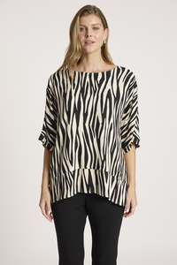 Fashion Tees Tops: San Top - Savanna
