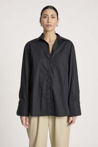 Fashion Tees Tops: Lozen Shirt - Black