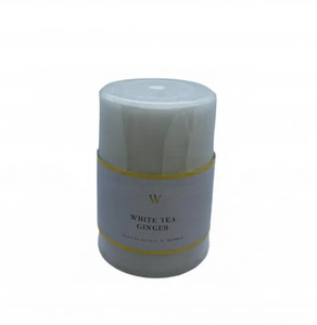 Scented Range Cylinder Candle - White Tea