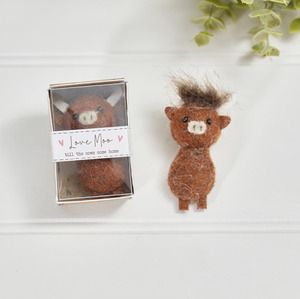 Tiny World - Highland Cow Keepsake