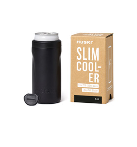 Huski Slim Can Cooler - Black