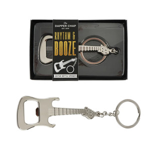 Gifts Keyrings: Guitar Bottle Opener Keyring
