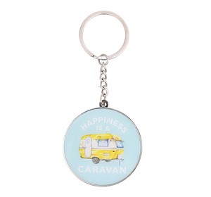 Caravan Happiness Keychain