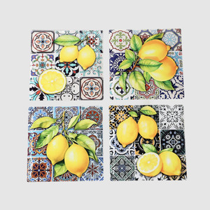 Coasters - Square Lemons