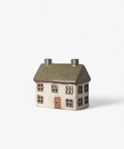 Homeware Ornaments: Alsace Cottage Tea Light Olive Green