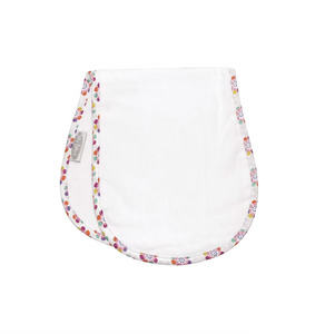 Towel Shoulder Bib - Pansy