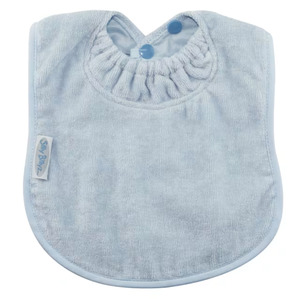Towel Plain Large Bib - Dusty Blue