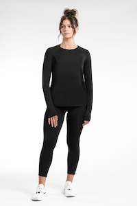 LONG SLEEVE: ATHLETIC L/S - BLACK - ( FLEXLITE )