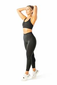 Spring Sale: SCULPT 7/8 TIGHTS - BLACK MARL | CONTOUR