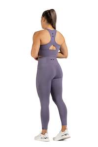 Pocket Tights: SIDE POCKET 7/8 TIGHT - PASTEL PURPLE | CONTOUR