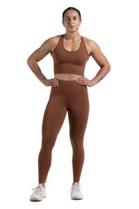 Tights With Pockets: SIDE POCKET F/L TIGHT - RUST | CONTOUR
