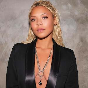 MADÉ Heart Of Glass Necklace Silver 8mm