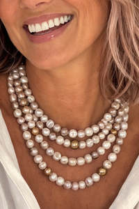 fresh water pearl: MADÉ Endless Strand Necklace