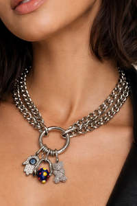 charm pendant necklace: MADÉ Playground Necklace