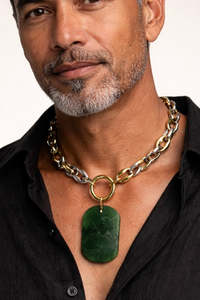 greenstone: MADÉ Tiaki Pounamu Necklace