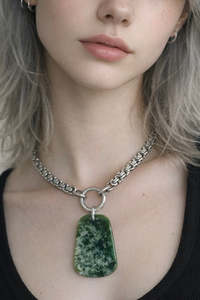 chunky jewellery: MADÉ Ohaoha Pounamu  Necklace