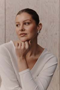 Aman Round Earrings - Gold / Silver