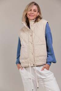 Eb & Ive | Pepi Vest | Ecru