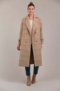 Eb & Ive | Aman Coat | Tobacco