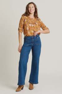 Pants Jeans: Wide Straight Leg Jean