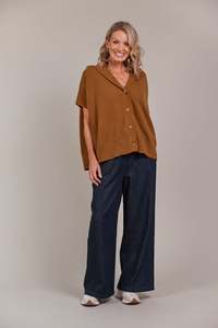 Eb & Ive | Pepi Wide Leg Denim Pant | Oxford